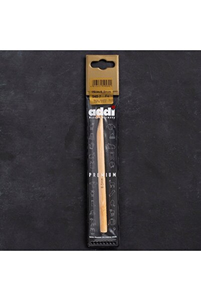 Leyaton إبرة كروشيه من الخيزران من أدي بامبوس 8 مم 15 سم - 545-7 LWLHM-YTRS345