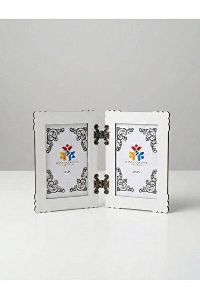 HANEM MDF Ahşap Dikey 10x15 Menteşeli Dekoratif Fotoğraf Çerçevesi