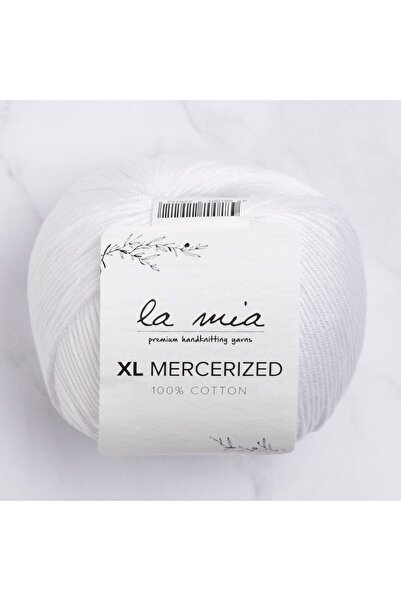 Twin Store خيوط الحياكة اليدوية La Mia Xl Mercerized White - 2 - 33759