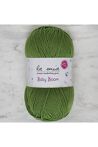 Leyaton خيط الحياكة اليدوي الأخضر من لا ميا بيبي بوم - 406 - 34457 LWLHM-YTRS345