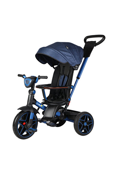 L-Sun Reversible tricycle, sleep position, rubber wheel, with lights and musi...