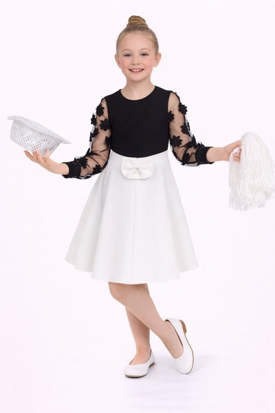 Nacar 23 Nisan 29 Ekim Gösteri Kıyafeti Kız Çocuk Modeli Badi Modeli Tütü Ete...