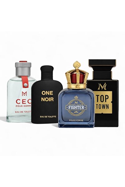 Montage Brands Set cadou parfumuri bărbați 4 × 100 ml – 🎁