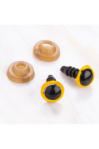 Leyaton لورين 8 ملم أصفر 5 أزواج من عيون الأميجورومي LWLHM-YTRS345