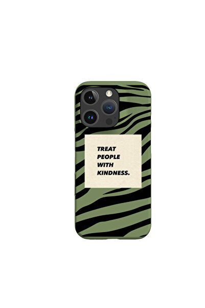 KaffCase غطاء هاتف آيفون 16 برو من السيليكون الفاخر بنمط الحمار الوحشي