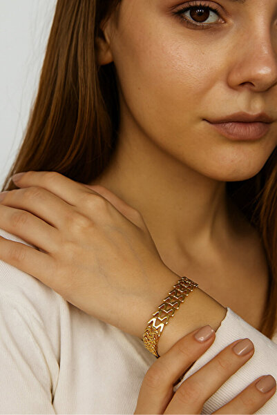 Girift Vintage Yior Gold Zincir Bileklik
