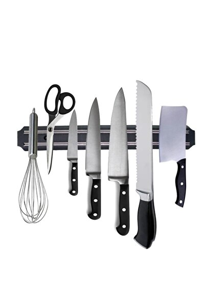 Leyaton BUFFER ®   حامل سكاكين مغناطيسي من الفولاذ المقاوم للصدأ مقاس 33 سم L...