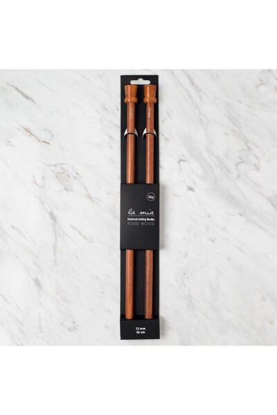 Twin Store لا ميا روزوود 12 مم 36 سم أسياخ خشبية متماسكة