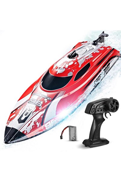 iUni Barcă cu telecomandă HJ820, barcă RC de mare viteză, viteză 25 km/h, 2,4...