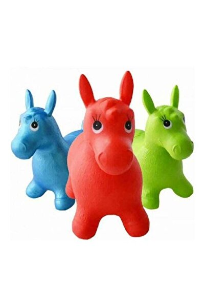 Generic 3-Piece Rubber Horse Hopper Animal Figures Set