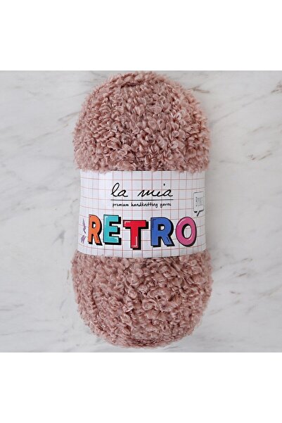 Leyaton La Mia RETRO Fir de tricotat manual, roz deschis - LM4101 LWLHM-YTRS345
