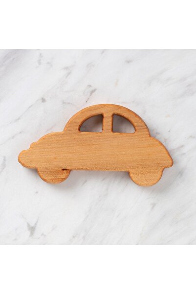 Twin Store عضاضة خشبية عضوية من هوبي بيبي مع شكل سيارة