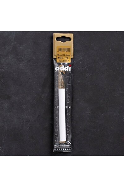 Leyaton أداة كروشيه من الصوف اللامع البلاستيكي من أدي شامبانيا، 12 مم، 15 سم ...