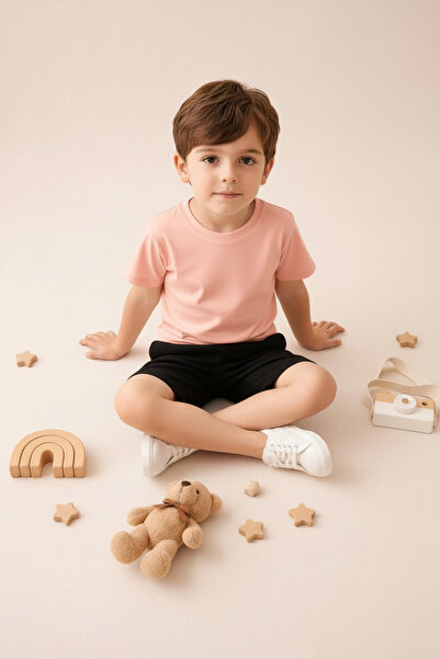Mügerella Boy's 100% Cotton T-Shirt/Tshirt and Boy's Shorts Set Together