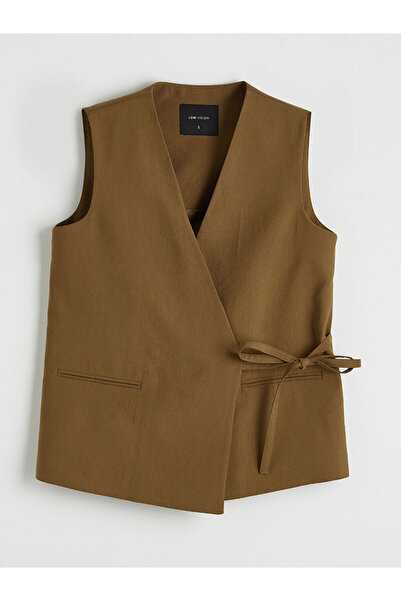 LC Waikiki ESVAB • Modern & Seçkin Kruvaze Roba Yaka Kadın KlasikYelek