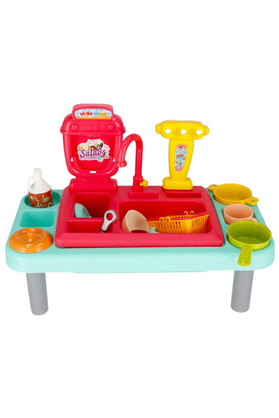 Creative World Toys Children's toy kitchen with water sink and accessories, 4...