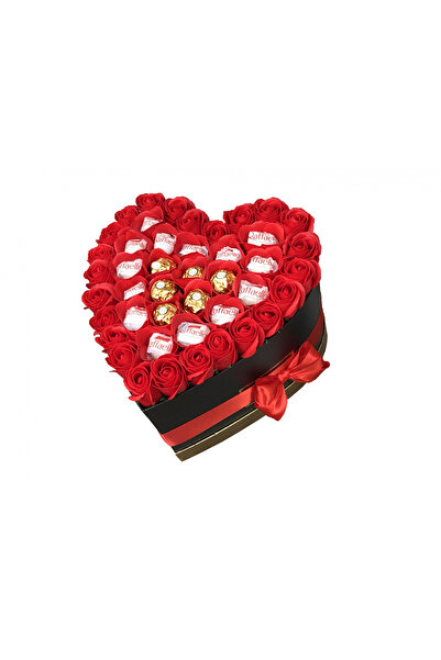 Eventissimi Aranjament Floral - 20 de praline Ferrero Rocher & Rafaello, cuti...