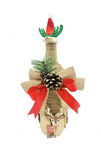 Eventissimi Decorative product, Demi-Sec White Wine Gift Bottle Decorated wit...