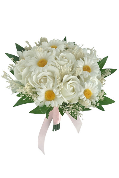 Eventissimi Buchet mic personalizabil cu trandafiri, floarea miresei si marga...