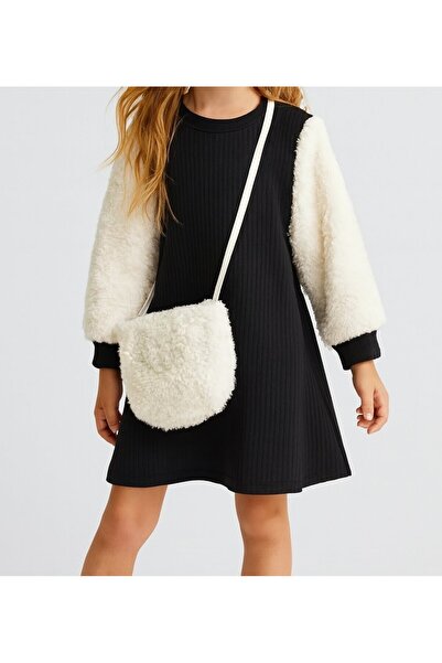 shop Κοριτσίστικο σετ 2 τεμαχίων με βελούδινες λεπτομέρειες