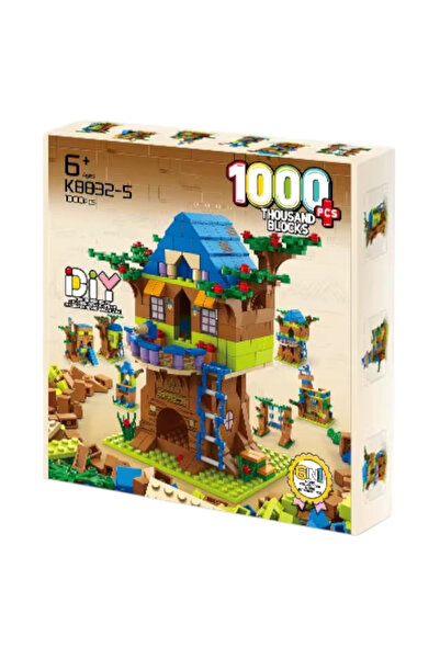 Creative World Toys Set de construcție 6 în 1 Căsuță în copac 1000 de piese, ...