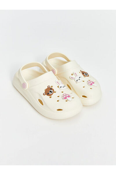 LC Waikiki Rmz Gi̇yi̇m Farkiyla Printed Girls' Beach Sandals