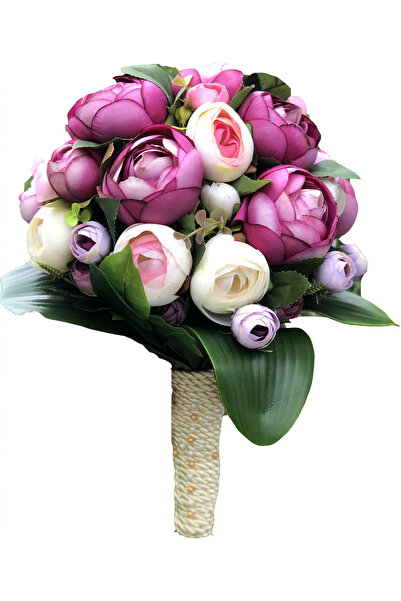 Eventissimi Buchet decorativ, flori din mătase, multicolor