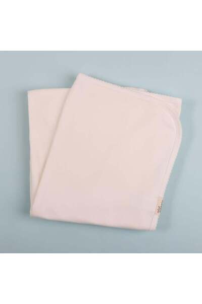 Generic بيبي شاين مهاد مواليد سادة قطن - 95x85 سم - بيج