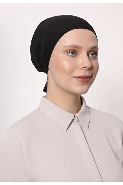 LA BOUTIQUE Penye Dikişli Bone SİYAH