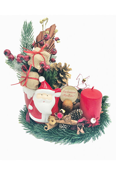 Eventissimi Aranjament floral, 27 cm, vas ceramic, multicolor