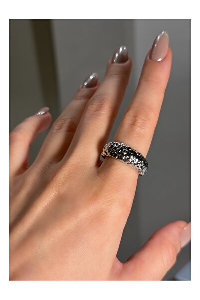 PALICE Steel Silver Cast Ring (Size 8)