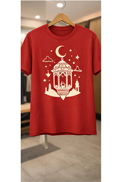 Pink Sky Καλοκαιρινό μπλουζάκι από βαμβάκι με σχέδιο Ramadan Kareem