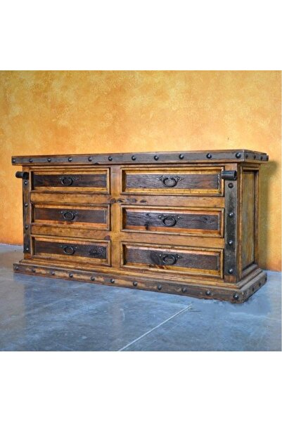 Masifart Romolo Çok Amaçlı Masif Ağaç Şifonyer