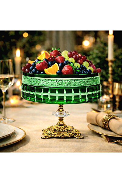 Kristal Market Mercury Large Bowl Eternal Model Cut Crystal Handcrafted