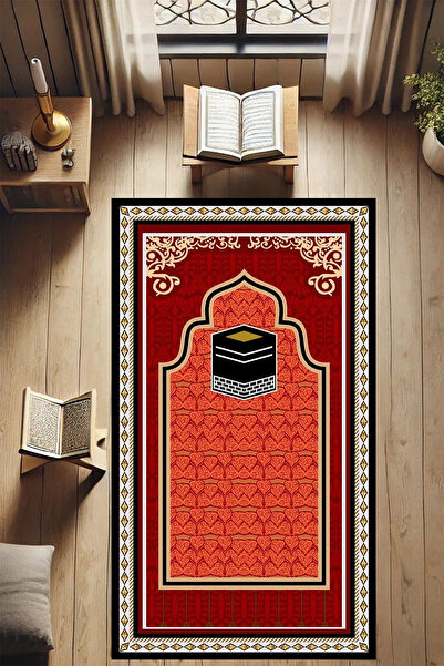 HaLıFoRuM Seccade Namazlık Decorative Soft Surface Machine Washable Foldable ...