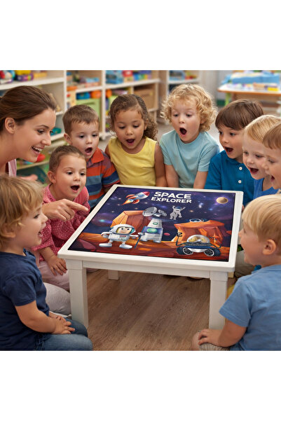 FRAMEHOME Explorer Kids Table – Oyun, Öğrenme ve Hayal Gücü Aynı Masada