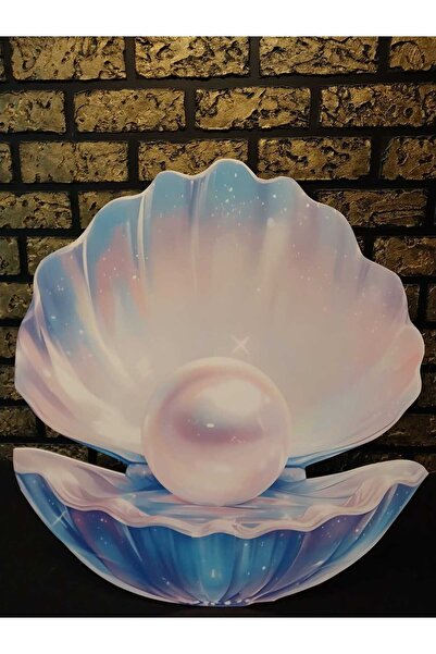 Bolat Dijital MAVİ İSTİRİDYE Ayaklı Maket Pano 70 cm çap