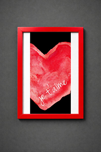 Koi Art Design Κόκκινο πλαίσιο, μονοκόμματος πίνακας ζωγραφικής υψηλής ποιότη...