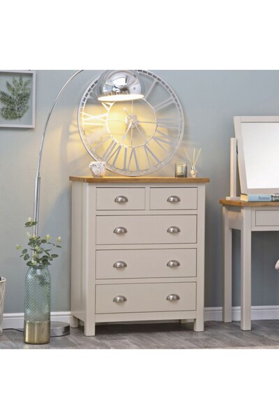 Masifart Lenti 3+2 Cekmeceli Şifonyer