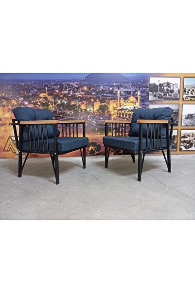 Argem home garden tekli iki adet bahçe- balkon- çay seti-sandalye-kış bahçesi