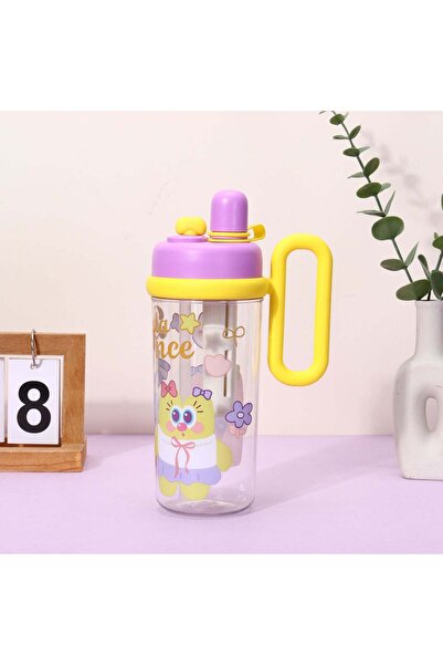 Generic مطارة او زجاجة مياه للأطفال بتصميم جذاب مع مقبض