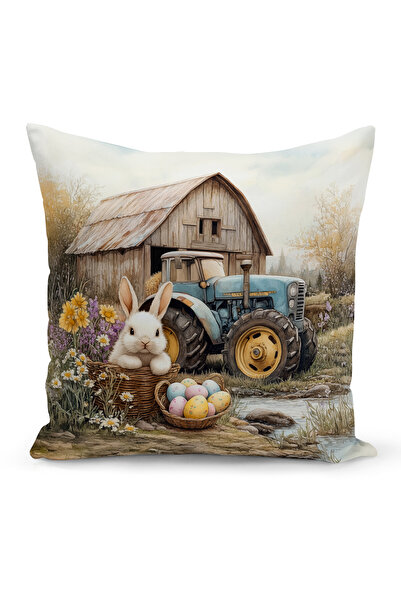 Bertille Home Husă de pernă cu imprimare digitală pe două fețe, seria Spring ...