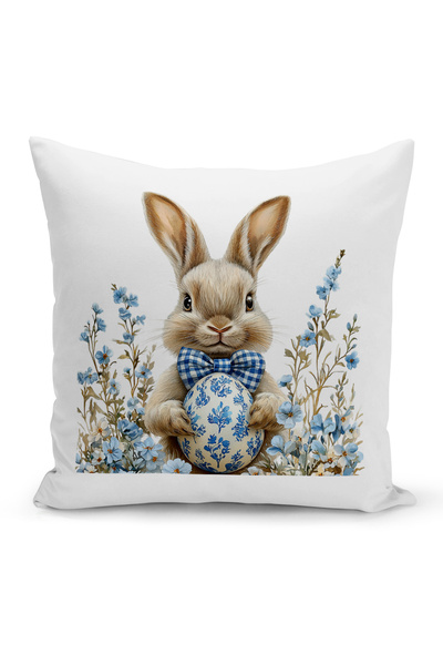 Bertille Home Husă de pernă cu imprimare digitală pe două fețe, seria Spring ...