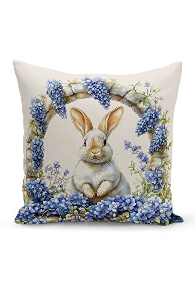 Bertille Home İlkbahar Serisi Çift Tarafı Dijital Baskılı Kırlent Kılıfı (Spr...