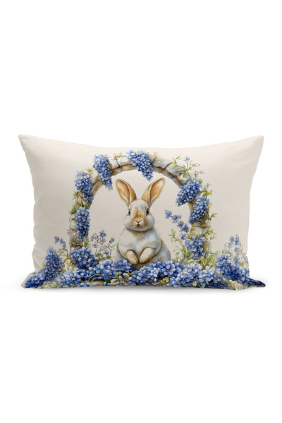 Bertille Home Ανοιξιάτικη Σειρά Κάλυμμα Μαξιλαριού Διπλής Όψης με Ψηφιακή Εκτ...