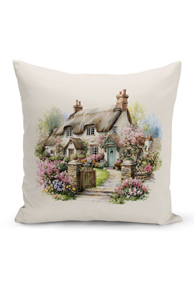 Bertille Home Spring Series Double-Sided Digital Printed Throw Pillow Cover (...