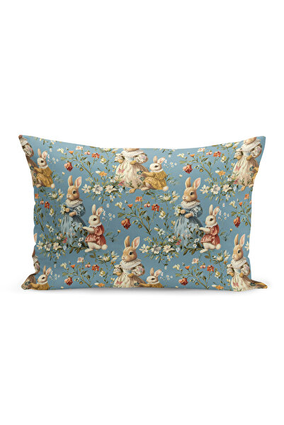 Bertille Home Husă de pernă cu imprimare digitală pe două fețe, seria Spring ...