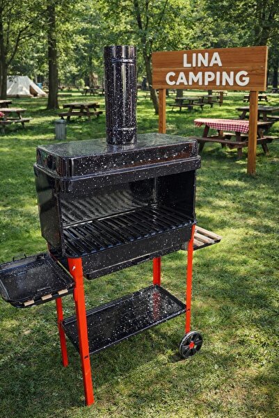 DİĞER1111 TEKERLEKLİ YÜKSEK AYAKLİ BARBEKÜ MANGALLIK