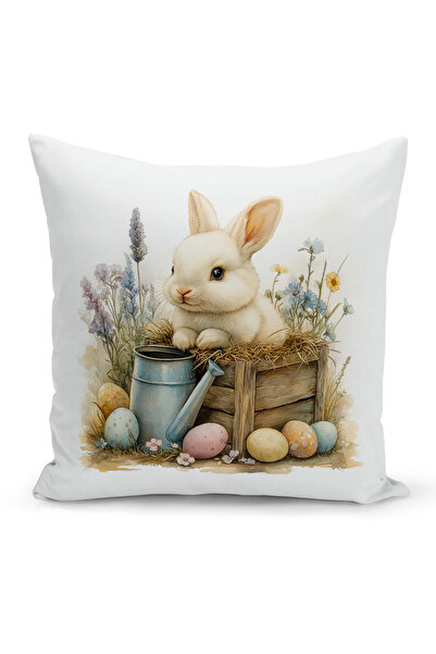 Bertille Home Ανοιξιάτικη Σειρά Κάλυμμα Μαξιλαριού Διπλής Όψης με Ψηφιακή Εκτ...