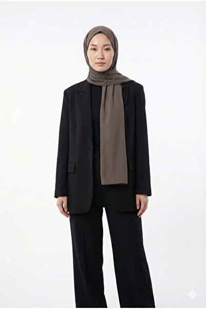 lavinscarfs Lavin Scarfs Daily Collection Viscose Shawl Dark Mink